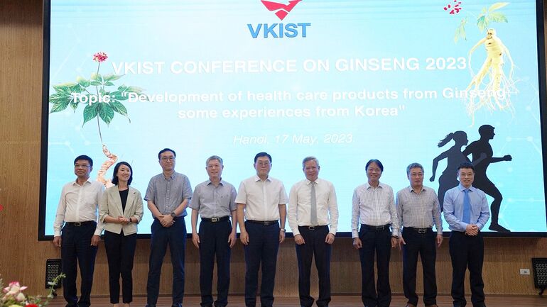 VKIST tổ chức Hội thảo “phát triển sản phẩm chăm sóc sức khỏe từ nhân sâm - một số kinh nghiệm từ hàn quốc”