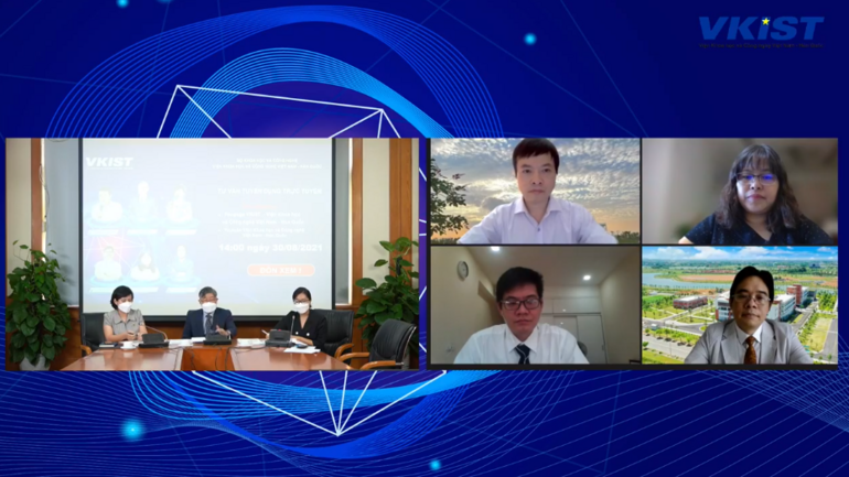 Viện Khoa học và Công nghệ Việt Nam – Hàn Quốc (Viện VKIST) tổ chức Hội thảo tư vấn tuyển dụng trực tuyến